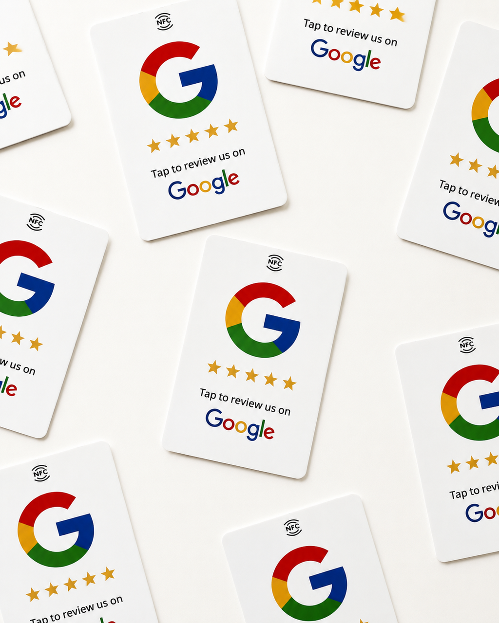 Aureon Enterprise Pack – 100 NFC Google Review Cards