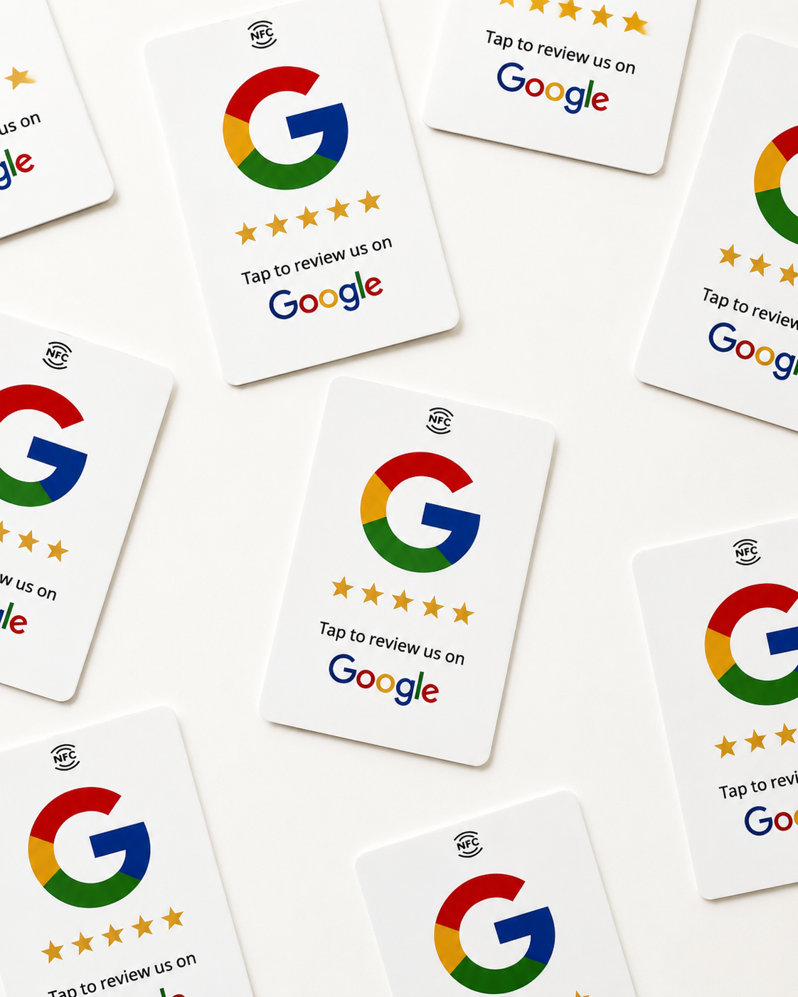 Aureon Enterprise Pack – 100 NFC Google Review Cards